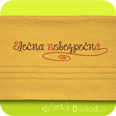 Vyšívaná osuška Slečna nebezpečná
