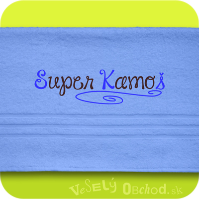 Vyšívaná osuška Super Kamoš