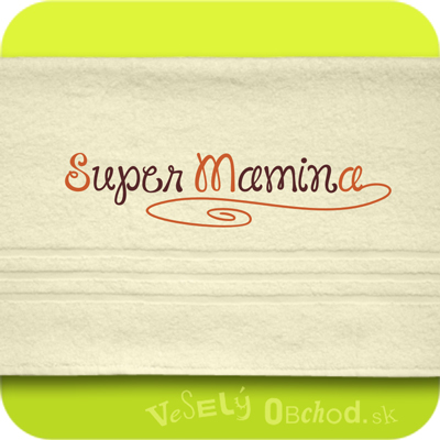 Vyšívaná osuška Super Mamina
