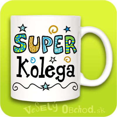 Humorný hrnček Super kolega
