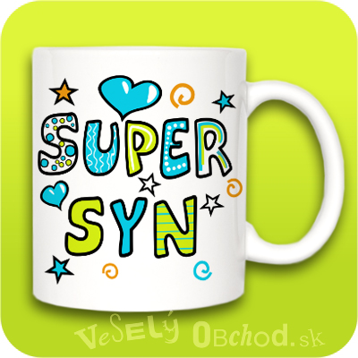 Humorný hrnček Super syn