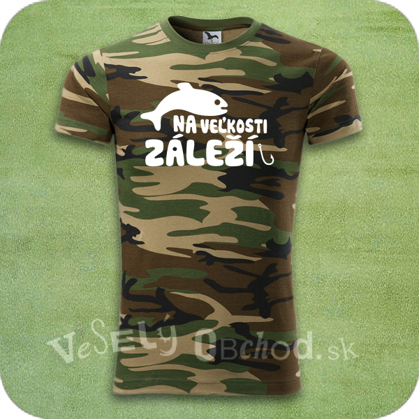 Vtipné tričko Na veľkosti záleží