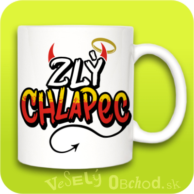 Humorný hrnček Zlý chlapec