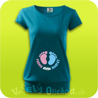 Tričko pre tehotné - Ružová, alebo modrá